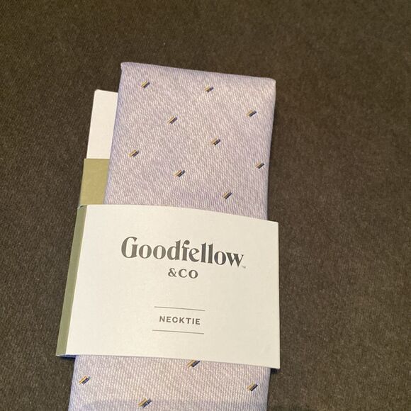 Men’s Goodfellow & Co Neck Tie Purple NWT - Picture 3 of 11